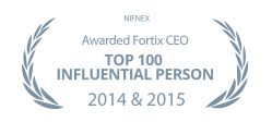Fortix CEO awarded top 100 people 